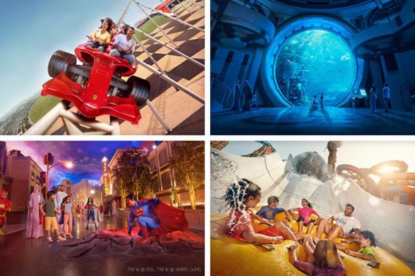 Yas Park – Abu Dhabi – Ferrari, Warner Bros, Waterworld, SeaWorld